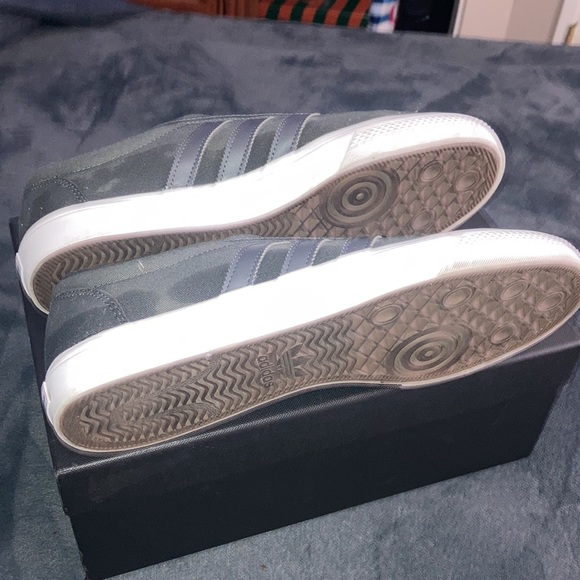 I am selling a pre-owned gray Adidas slip on sneakers - Picture 5 of 5